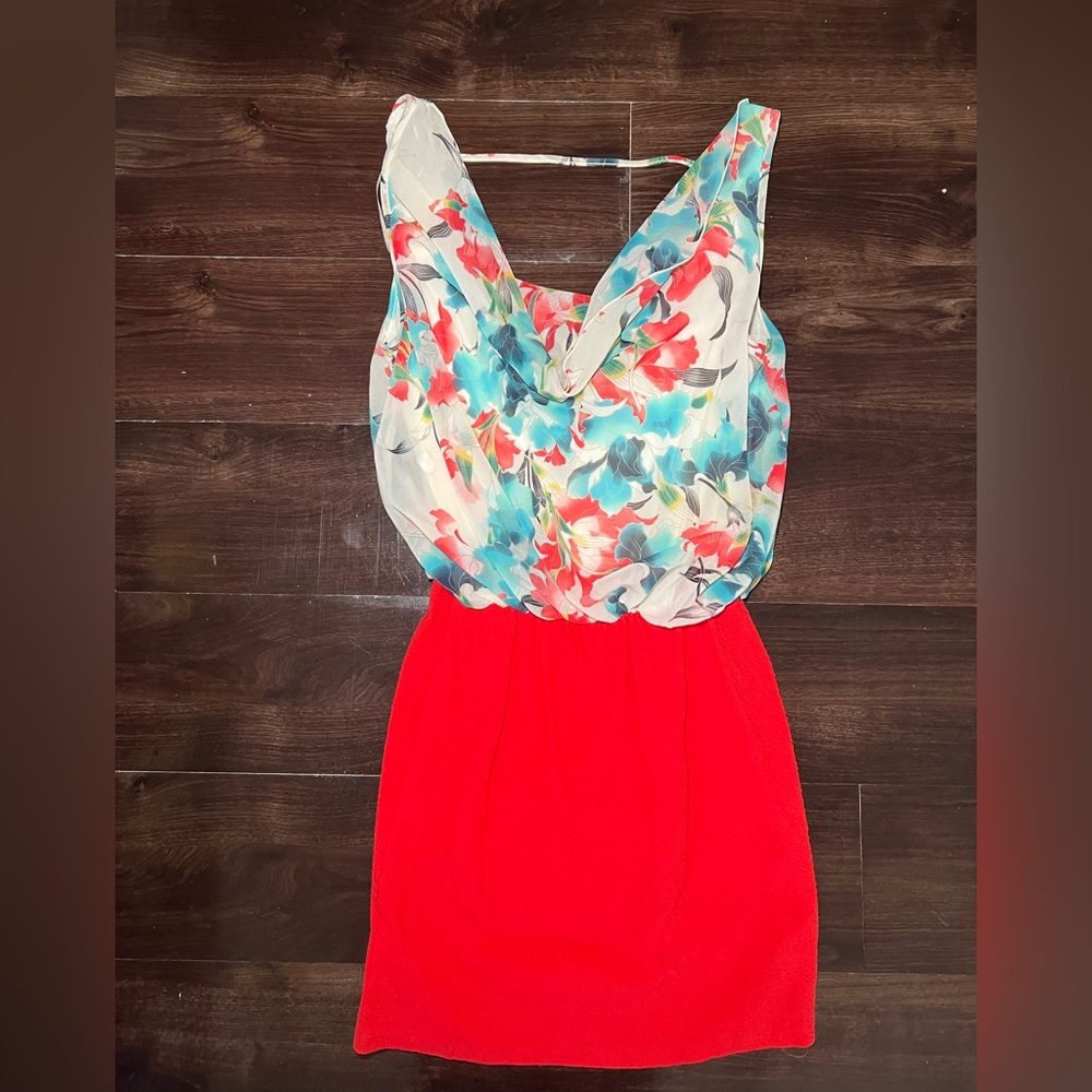 Zara Multicolor Floral Mini Dress